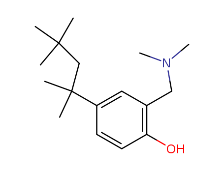 2-[(dimethylamino)methyl]-4-(2,4,4-trimethylpentan-2-yl)phenol
