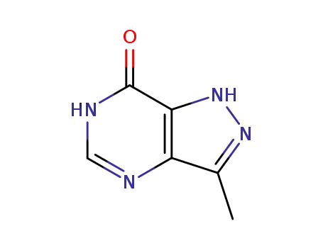 Molecular Structure of 5399-94-0 (7H-Pyrazolo[4,3-d]pyrimidin-7-one, 1,6-dihydro-3-methyl- (7CI,9CI))