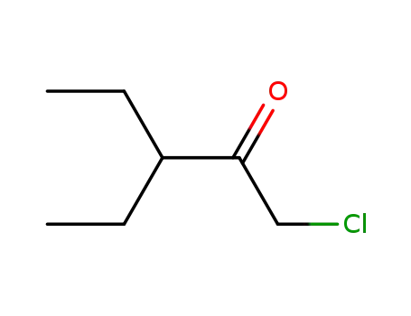 Molecular Structure of 54034-93-4 (1-CHLORO-3-ETHYLPENTAN-2-ONE)