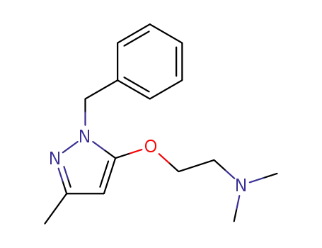 1-Benzyl-5-[2-(dimethylamino)ethoxy]-3-methyl-1H-pyrazole