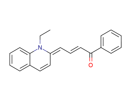 2-Buten-1-one,4-(1-ethyl-2(1H)-quinolinylidene)-1-phenyl-