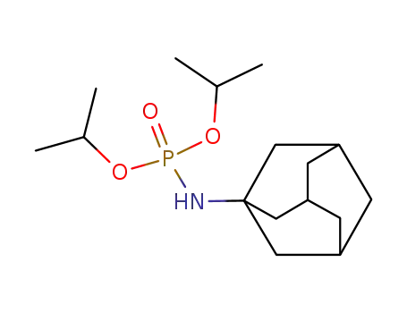Molecular Structure of 53743-44-5 (dipropan-2-yl tricyclo[3.3.1.1~3,7~]dec-1-ylphosphoramidate)