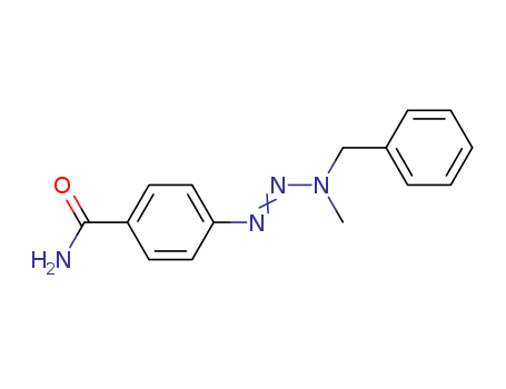 Molecular Structure of 59708-24-6 (4-(benzyl-methyl-amino)diazenylbenzamide)