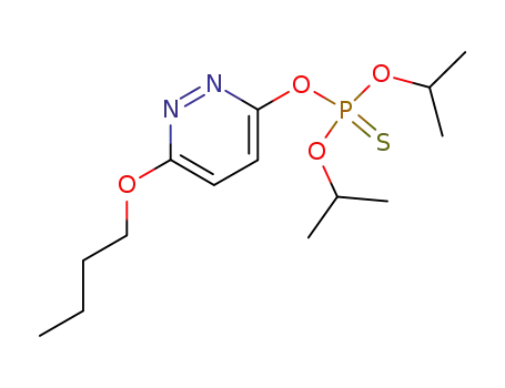 Molecular Structure of 53605-07-5 (O-(6-butoxypyridazin-3-yl) O,O-dipropan-2-yl phosphorothioate)