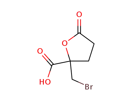 2-(bromomethyl)-5-oxotetrahydrofuran-2-carboxylic acid