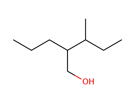Molecular Structure of 54004-40-9 (3-Methyl-2-propyl-1-pentanol)