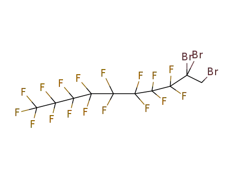 Molecular Structure of 59665-26-8 (9,9,10-tribromo-1,1,1,2,2,3,3,4,4,5,5,6,6,7,7,8,8-heptadecafluorodecane)