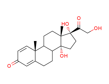 Pregna-1,4-diene-3,20-dione,14,17,21-trihydroxy- (9CI) cas  595-19-7