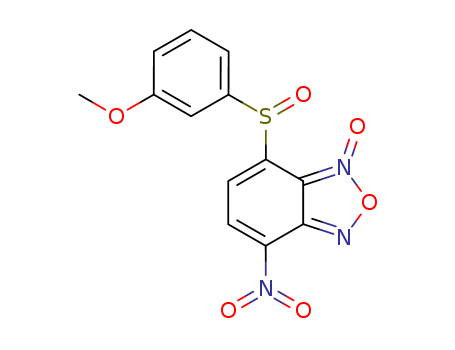 2,1,3-Benzoxadiazole,4-[(3-methoxyphenyl)sulfinyl]-7-nitro-, 3-oxide cas  53619-53-7