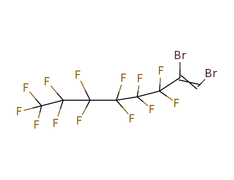 1,2-Dibromo-3,3,4,4,5,5,6,6,7,7,8,8,8-tridecafluorooct-1-ene, 1,2-Dibromo-1-(perfluorohex-1-yl)ethylene