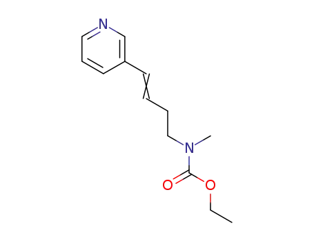 ethyl N-methyl-N-<4-(3-pyridyl)but-3-enyl>carbamate