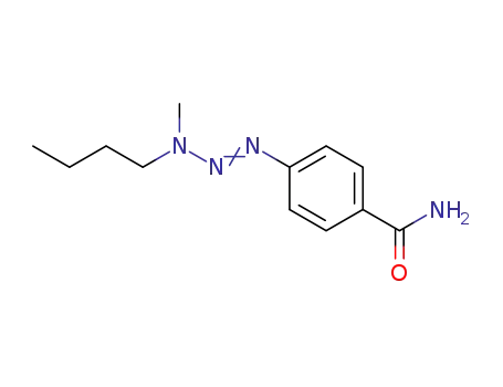 Molecular Structure of 59708-21-3 (4-(butyl-methyl-amino)diazenylbenzamide)
