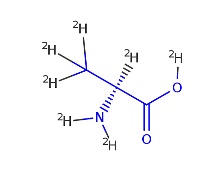 Molecular Structure of 74280-71-0 (L-ALANINE (D7))