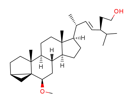 (E)-(3S,6R)-3-Isopropyl-6-((1aR,3aR,3bS,5aR,6R,8aS,8bS,10R,10aR)-10-methoxy-3a,5a-dimethyl-hexadecahydro-cyclopenta[a]cyclopropa[2,3]cyclopenta[1,2-f]naphthalen-6-yl)-hept-4-en-1-ol