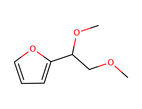 Molecular Structure of 53914-27-5 (2-(1,2-Dimethoxyethyl)furan)