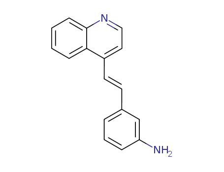 3-[2-(quinolin-4-yl)ethenyl]aniline