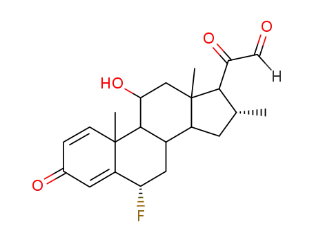Molecular Structure of 53733-52-1 (21-Dehydro Fluocortolone)