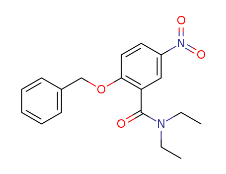 Benzamide,N,N-diethyl-5-nitro-2-(phenylmethoxy)- cas  53572-74-0