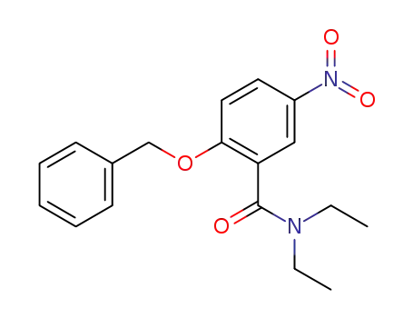 Molecular Structure of 53572-74-0 (2-(benzyloxy)-N,N-diethyl-5-nitrobenzamide)