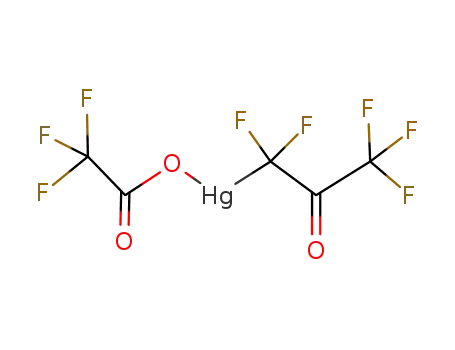 Trifluoroacetoxymercuripentafluoroaceton
