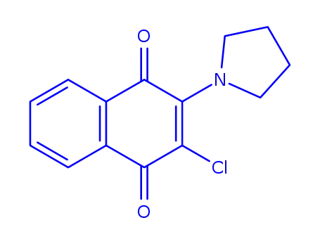 2-클로로-3-피롤리디노-1,4-나프토퀴논