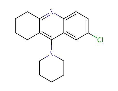 Molecular Structure of 5398-80-1 (7-chloro-9-(piperidin-1-yl)-1,2,3,4-tetrahydroacridine)