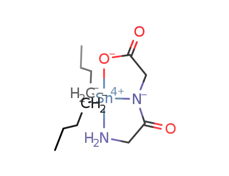 Molecular Structure of 59592-90-4 (di-n-butyltin glycylglycinate)