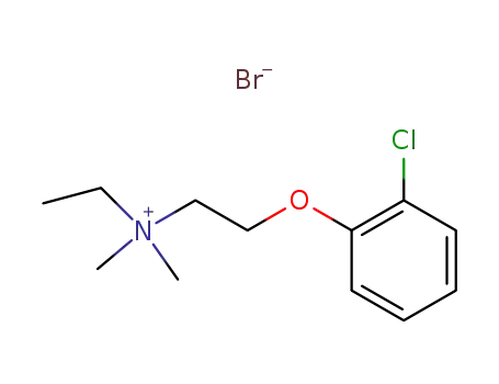 ethyl-[2-(2-chloro-phenoxy)-ethyl]-dimethyl-ammonium; bromide