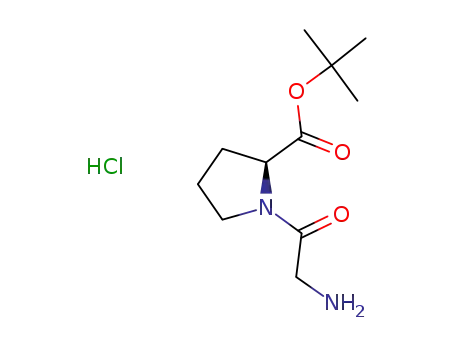 Molecular Structure of 60189-22-2 (H-Gly-Pro-OtBu-HCl)