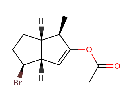 Acetic acid (1R,3aR,4S,6aR)-4-bromo-1-methyl-1,3a,4,5,6,6a-hexahydro-pentalen-2-yl ester