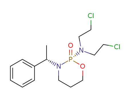 2(S)-<bis(2-chloroethyl)amino>-3-<(R)-α-methylbenzyl>-1,3,2-oxazaphosphorinane 2-oxide