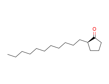 Molecular Structure of 116262-03-4 (Cyclopentanone, 2-undecyl-, (R)-)
