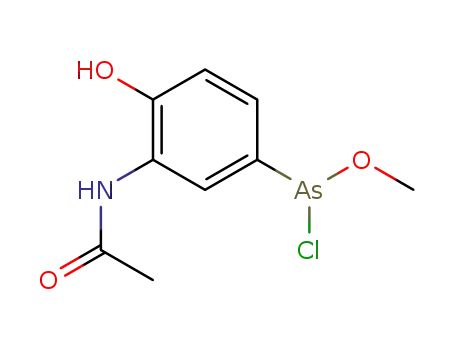acetic acid-[5-(chloro-methoxy-arsino)-2-hydroxy-anilide]