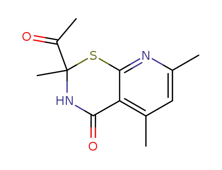 2-acetyl-2,5,7-trimethyl-2,3-dihydropyrido<3,2-e>-1,3-thiazin-4-one