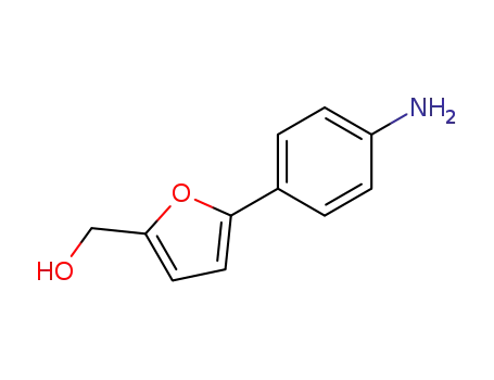 Molecular Structure of 54146-51-9 ([5-(4-AMINO-PHENYL)-FURAN-2-YL]-METHANOL)