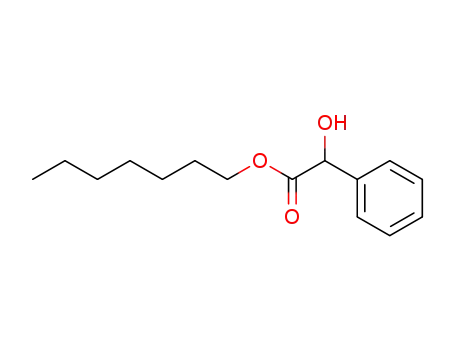 Molecular Structure of 5421-26-1 (heptyl hydroxy(phenyl)acetate)