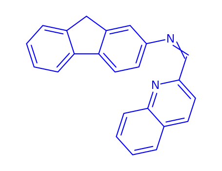 Molecular Structure of 5411-66-5 (N-[(E)-quinolin-2-ylmethylidene]-9H-fluoren-2-amine)