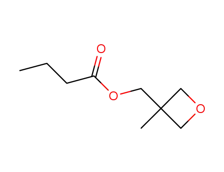 Molecular Structure of 173729-55-0 (butyric acid 3-methyloxetan-3-ylmethyl ester)