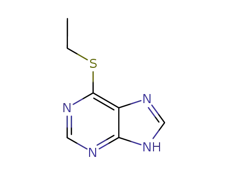 Molecular Structure of 5417-84-5 (6-ETHYLMERCAPTOPURINE)