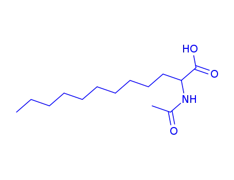 Molecular Structure of 107917-70-4 ((+/-)-2-Acetamino-dodecansaeure-(1))