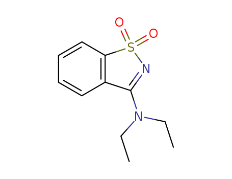 1,2-Benzisothiazol-3-amine,N,N-diethyl-, 1,1-dioxide cas  5435-30-3