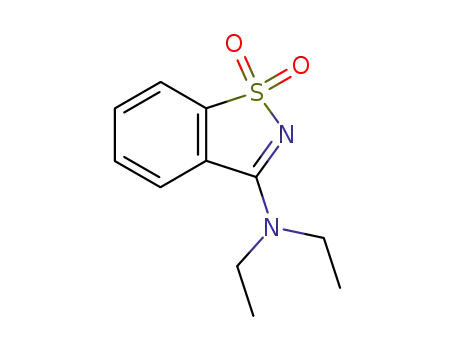 Molecular Structure of 5435-30-3 (N,N-diethyl-9,9-dioxo-9$l^{6}-thia-8-azabicyclo[4.3.0]nona-1,3,5,7-tet raen-7-amine)