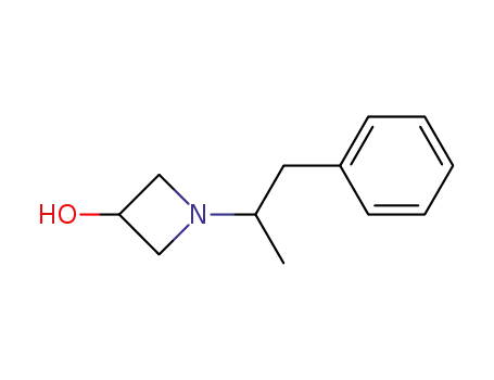 Molecular Structure of 54431-37-7 (1-(1-Methyl-2-phenylethyl)-3-hydroxyazetidine)