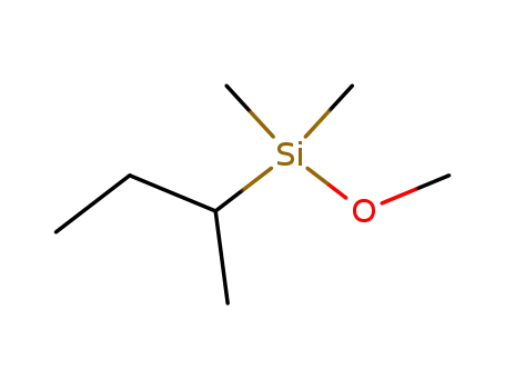 Molecular Structure of 73618-57-2 (Silane, methoxydimethyl(1-methylpropyl)-)