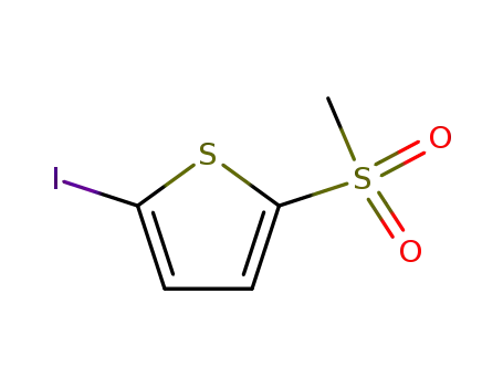 Molecular Structure of 57800-97-2 (2-Iodo-5-methylsulfonylthiophene)