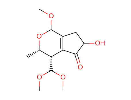 (3S,4S)-4-Dimethoxymethyl-6-hydroxy-1-methoxy-3-methyl-3,4,6,7-tetrahydro-1H-cyclopenta[c]pyran-5-one