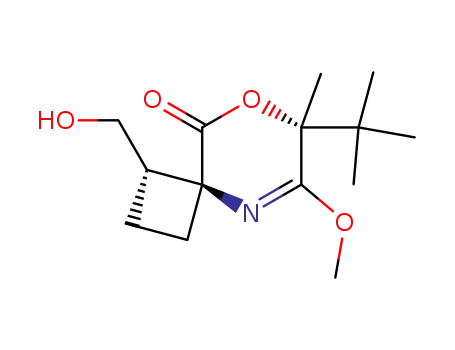 8-Oxa-5-azaspiro[3.5]non-5-en-9-one,
7-(1,1-dimethylethyl)-1-(hydroxymethyl)-6-methoxy-7-methyl-,
(1S,4S,7R)-