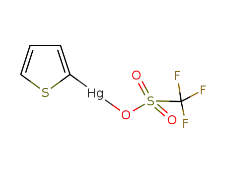2-thiophenemercuric trifluoromethanesulfonate