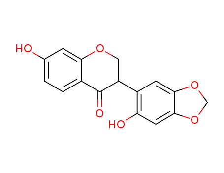 2',7-dihydroxy-4',5'-methylenedioxyisoflavanone