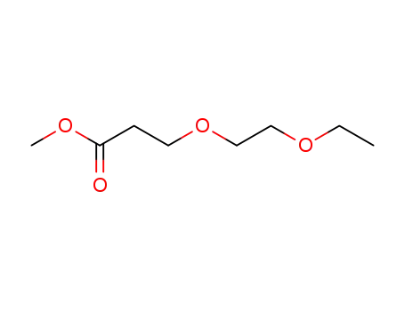 Molecular Structure of 5420-62-2 (methyl 3-(2-ethoxyethoxy)propanoate)